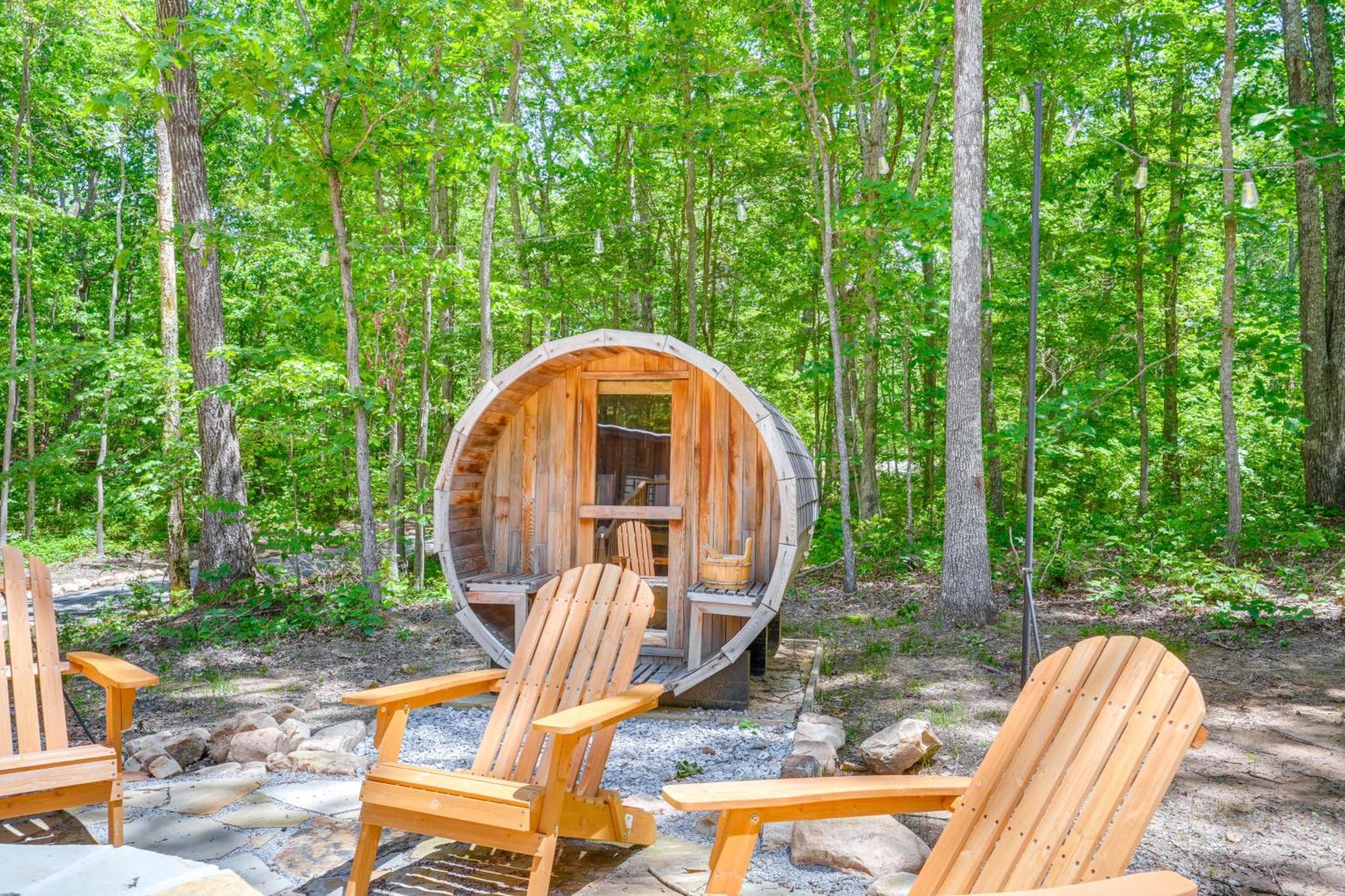 Monteagle Cabin With Swim Spa, Sauna And Fire Pit! Exterior photo