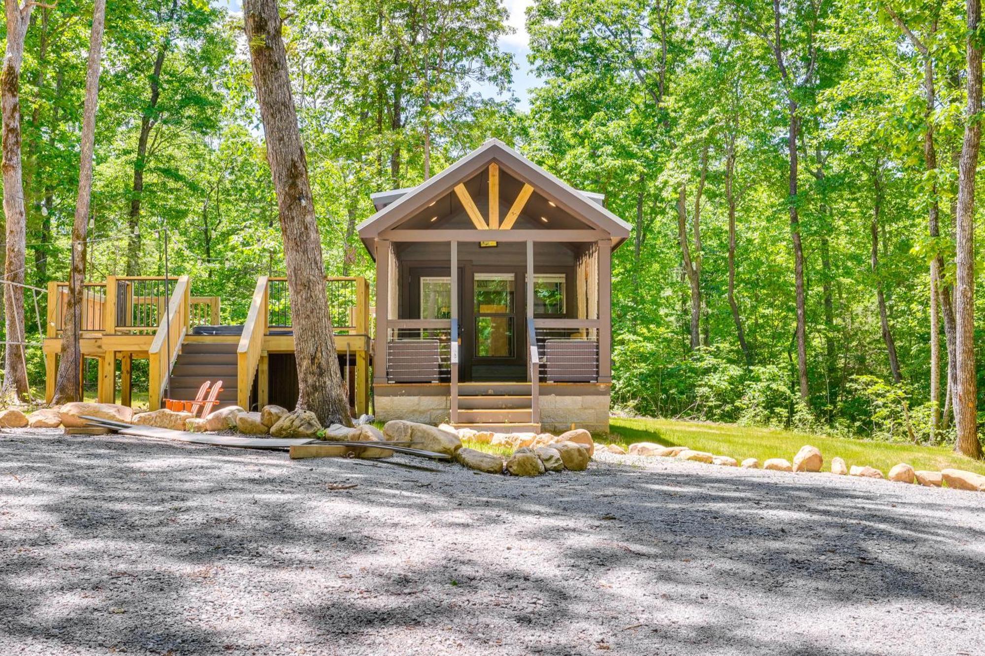 Monteagle Cabin With Swim Spa, Sauna And Fire Pit! Exterior photo